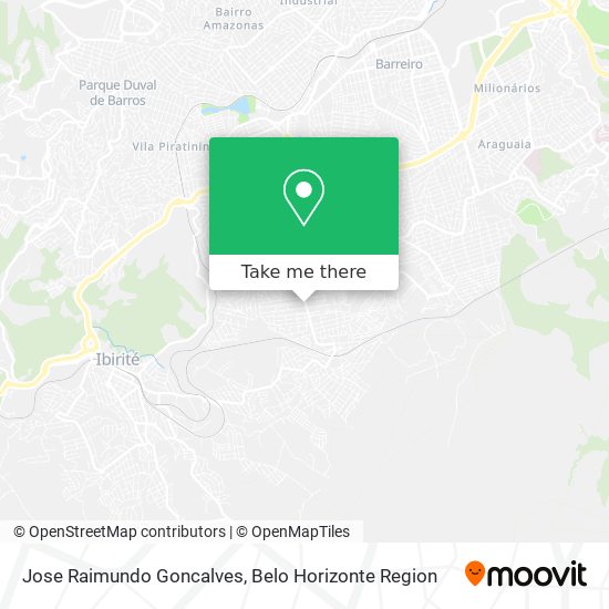 Jose Raimundo Goncalves map