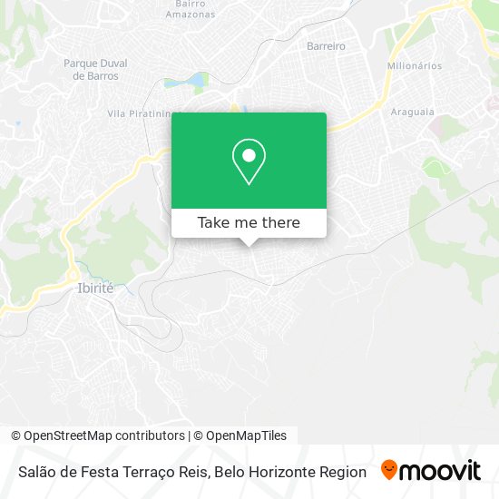 Salão de Festa Terraço Reis map