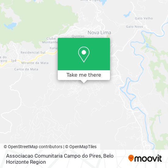 Associacao Comunitaria Campo do Pires map