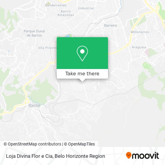 Loja Divina Flor e Cia map