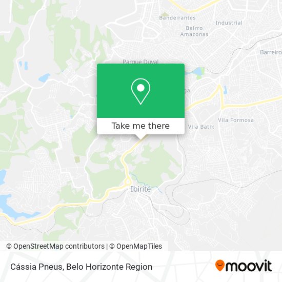 Cássia Pneus map