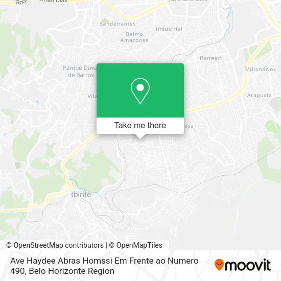 Ave Haydee Abras Homssi Em Frente ao Numero 490 map