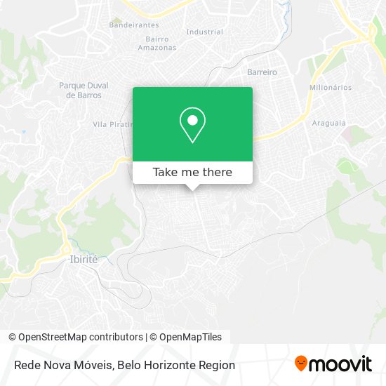 Rede Nova Móveis map