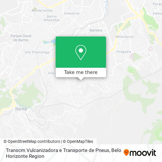 Transcm Vulcanizadora e Transporte de Pneus map