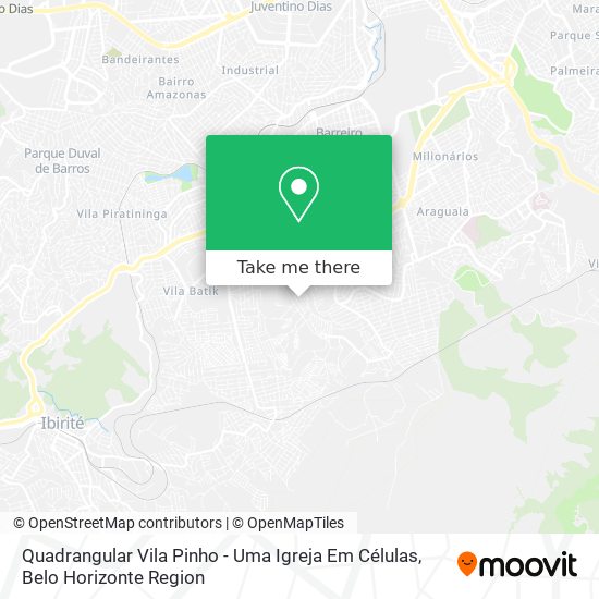 Quadrangular Vila Pinho - Uma Igreja Em Células map