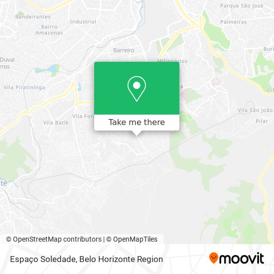 Espaço Soledade map