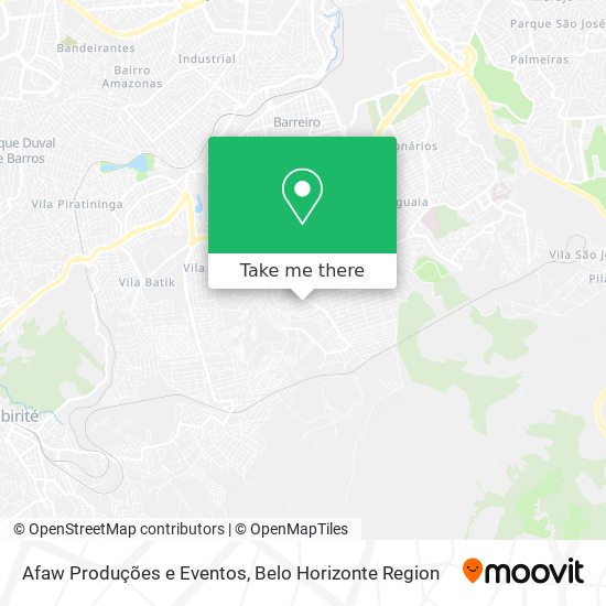 Afaw Produções e Eventos map