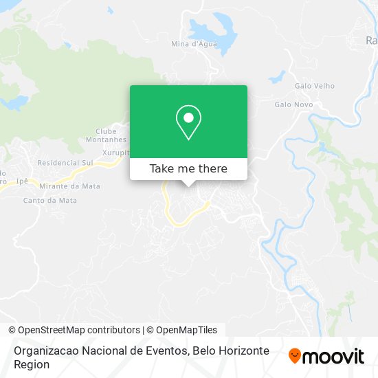 Organizacao Nacional de Eventos map