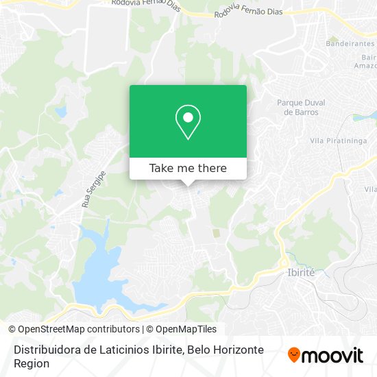 Distribuidora de Laticinios Ibirite map