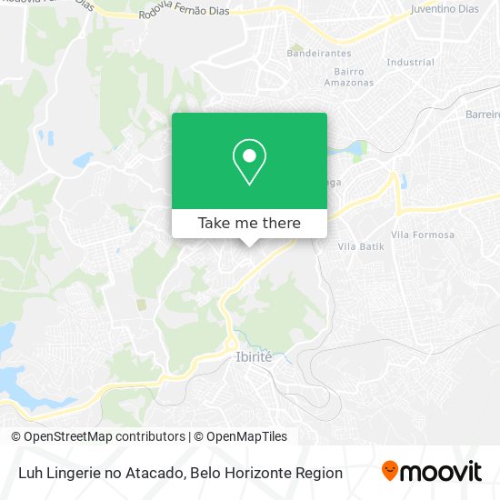 Luh Lingerie no Atacado map