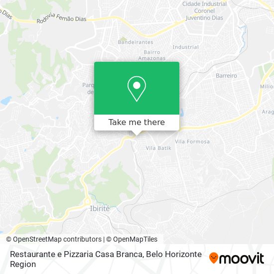 Restaurante e Pizzaria Casa Branca map