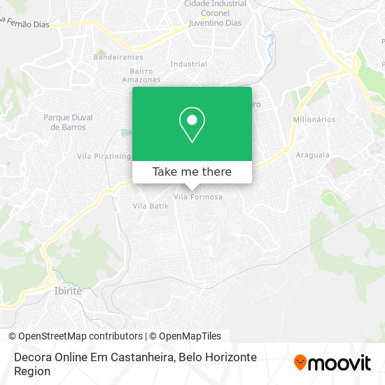 Decora Online Em Castanheira map