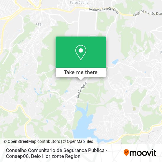 Conselho Comunitario de Seguranca Publica - Consep08 map