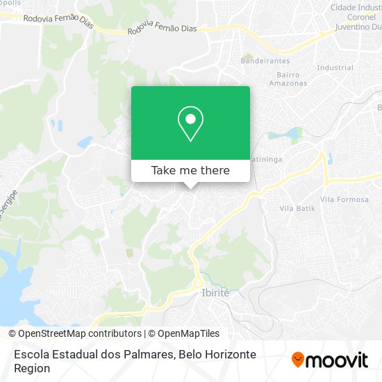 Escola Estadual dos Palmares map