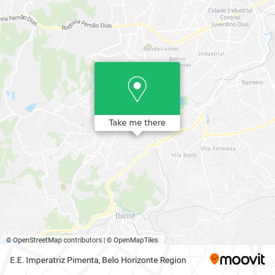 E.E. Imperatriz Pimenta map