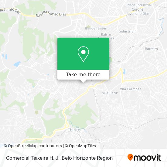Comercial Teixeira H. J. map