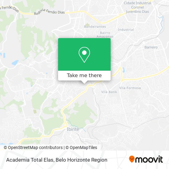 Academia Total Elas map