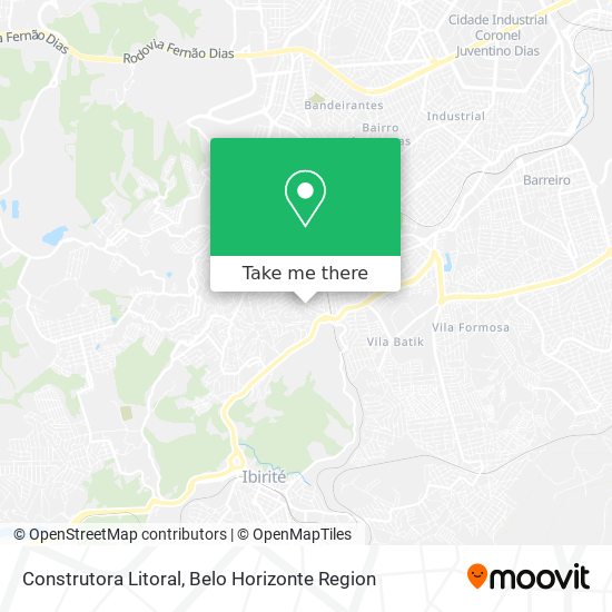 Construtora Litoral map