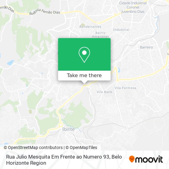 Rua Julio Mesquita Em Frente ao Numero 93 map