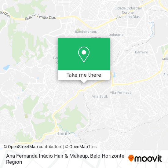 Ana Fernanda Inácio Hair & Makeup map