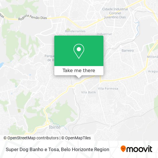 Super Dog Banho e Tosa map