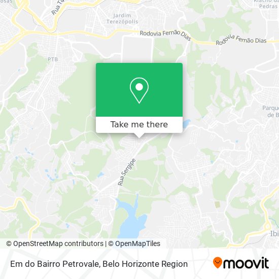 Em do Bairro Petrovale map