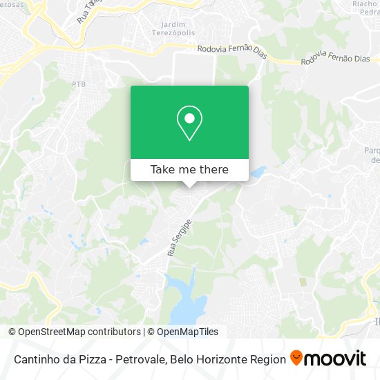 Cantinho da Pizza - Petrovale map