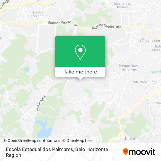 Escola Estadual dos Palmares map