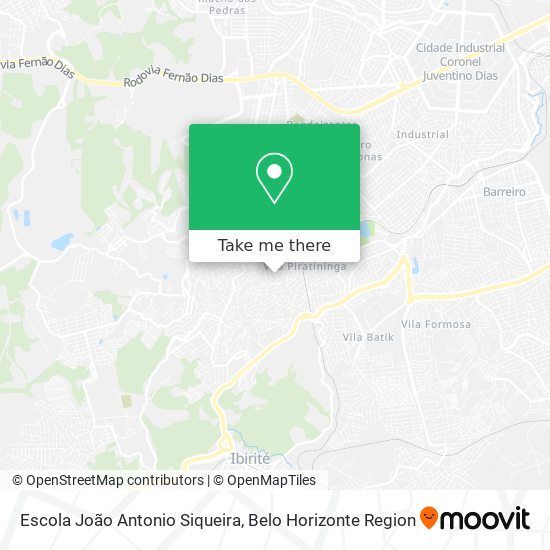 Escola João Antonio Siqueira map
