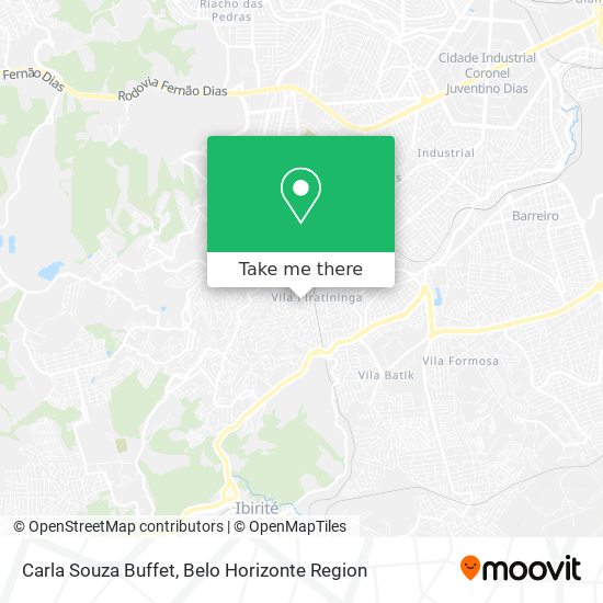 Carla Souza Buffet map