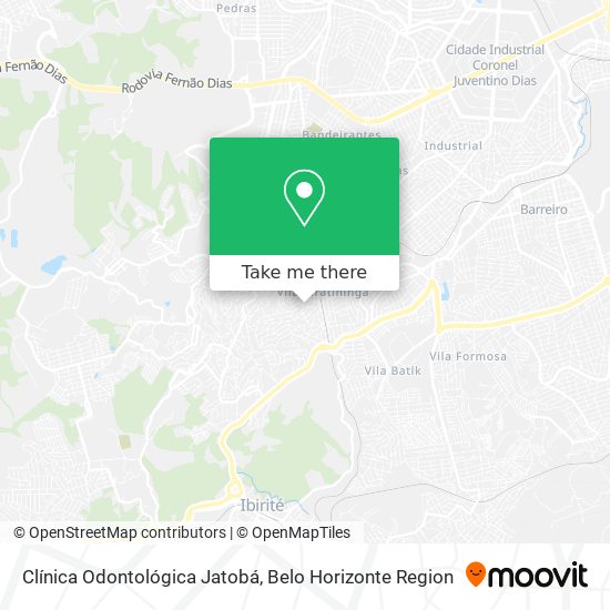 Clínica Odontológica Jatobá map