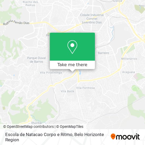 Escola de Natacao Corpo e Ritmo map