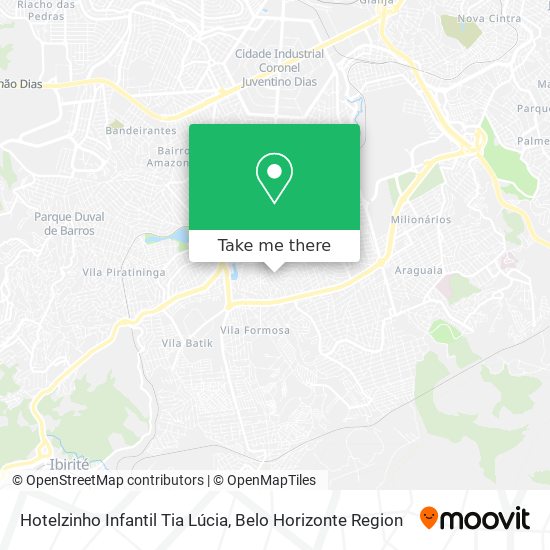 Hotelzinho Infantil Tia Lúcia map