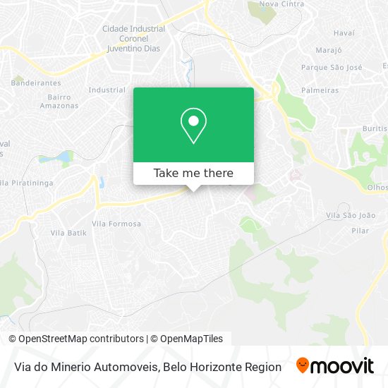 Via do Minerio Automoveis map