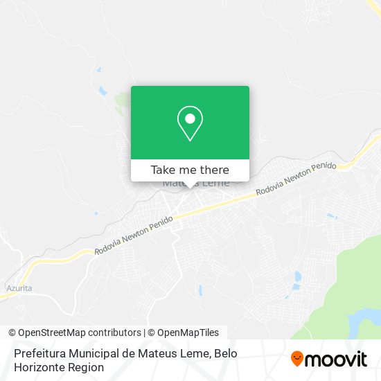 Prefeitura Municipal de Mateus Leme map