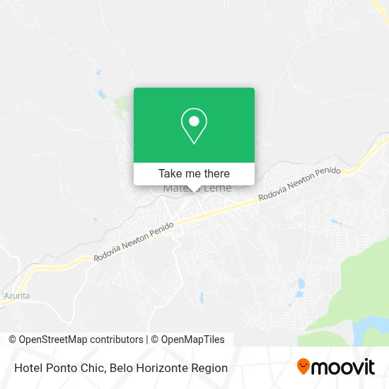 Hotel Ponto Chic map