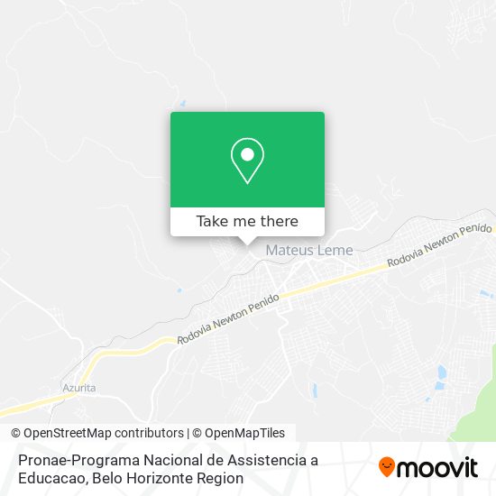 Pronae-Programa Nacional de Assistencia a Educacao map