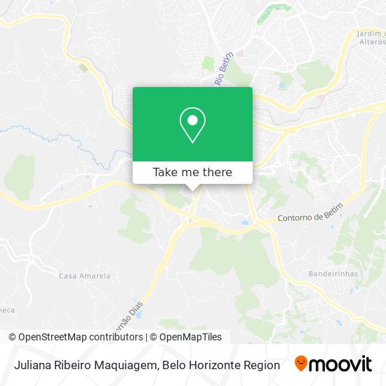 Juliana Ribeiro Maquiagem map