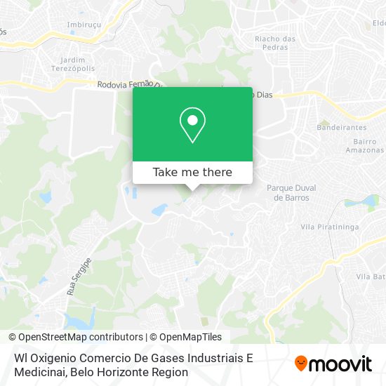 Wl Oxigenio Comercio De Gases Industriais E Medicinai map