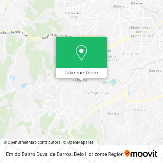 Em do Bairro Duval de Barros map