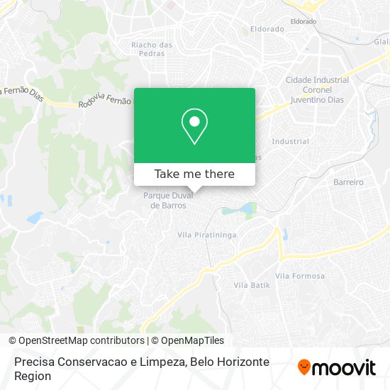 Precisa Conservacao e Limpeza map