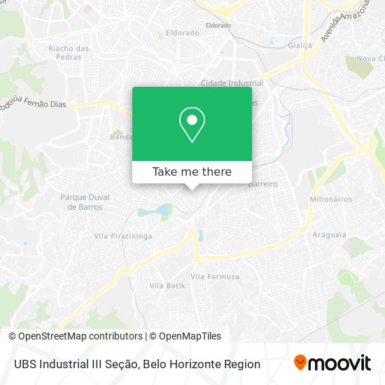 UBS Industrial III Seção map
