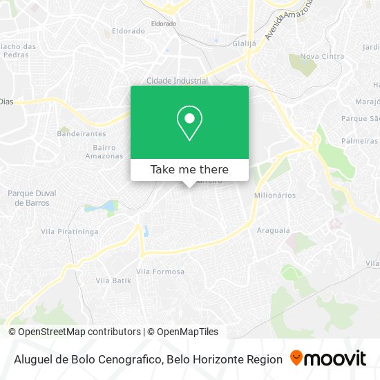 Aluguel de Bolo Cenografico map