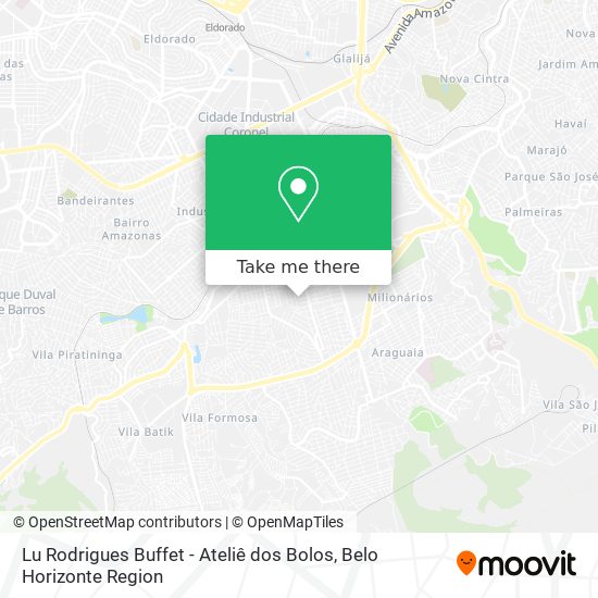 Lu Rodrigues Buffet - Ateliê dos Bolos map