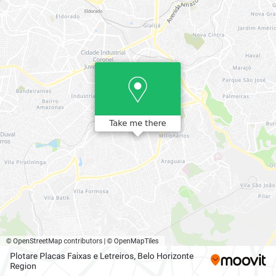 Mapa Plotare Placas Faixas e Letreiros