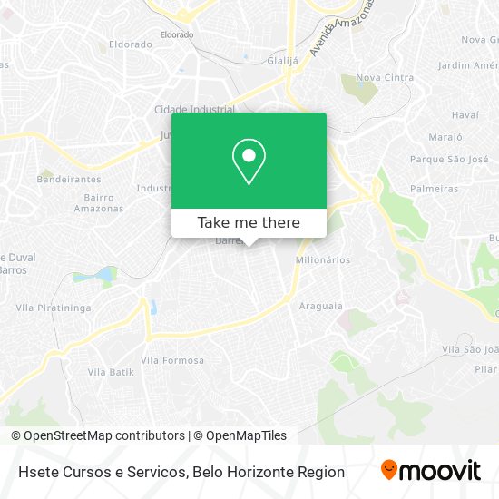Hsete Cursos e Servicos map