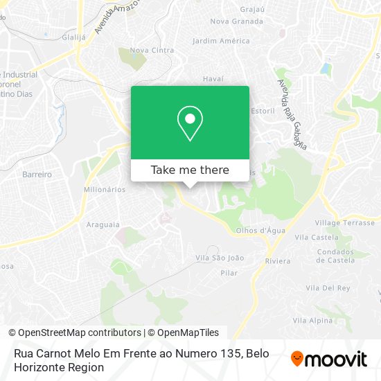 Rua Carnot Melo Em Frente ao Numero 135 map