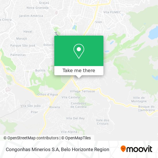 Congonhas Minerios S.A map