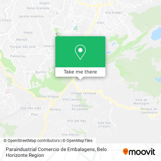 Paraindustrial Comercio de Embalagens map