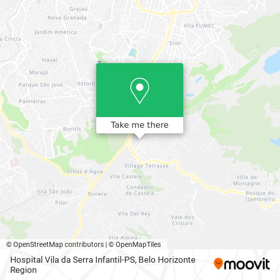 Hospital Vila da Serra Infantil-PS map